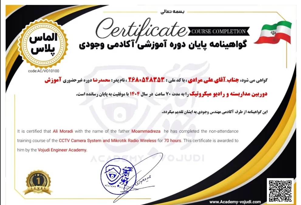 آموزش دوربین آیپی