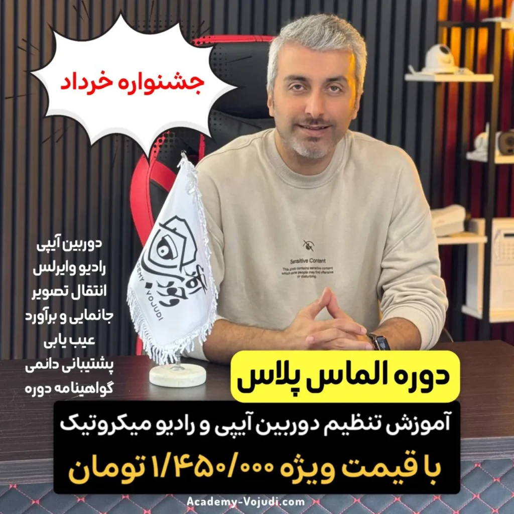 آموزش دوربین تحت شبکه