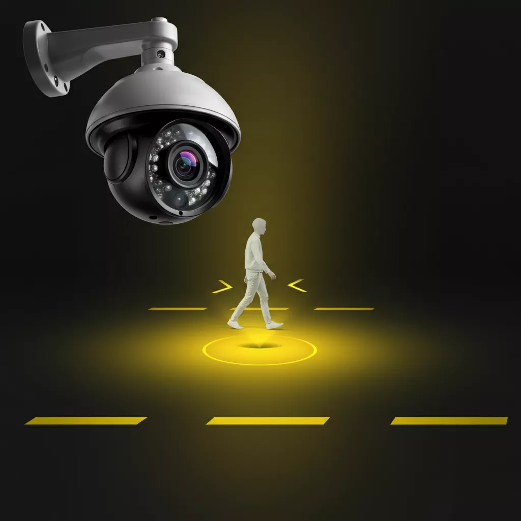 تشخیص عبور از خط فرضی