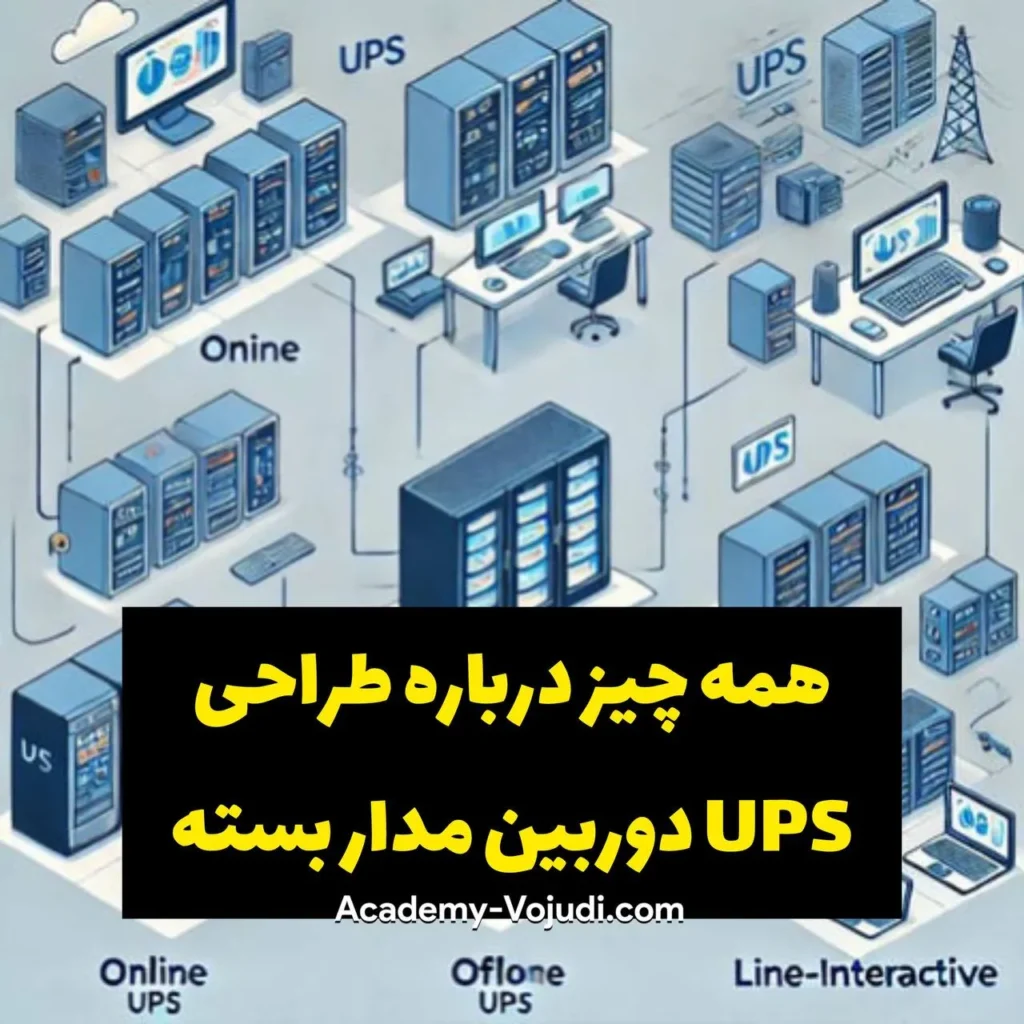 طراحی UPS دوربین مداربسته